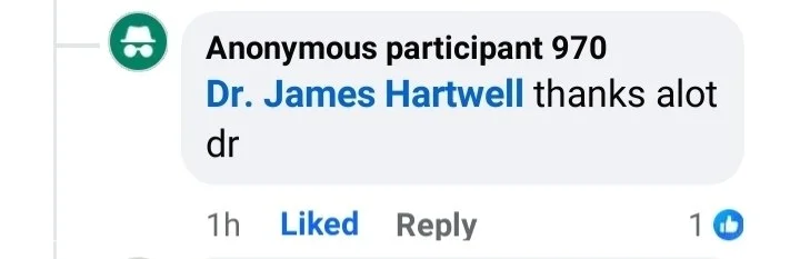 Reader Facebook Comment