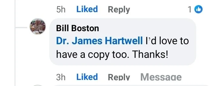 Reader Facebook Comment