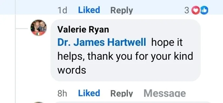 Reader Facebook Comment