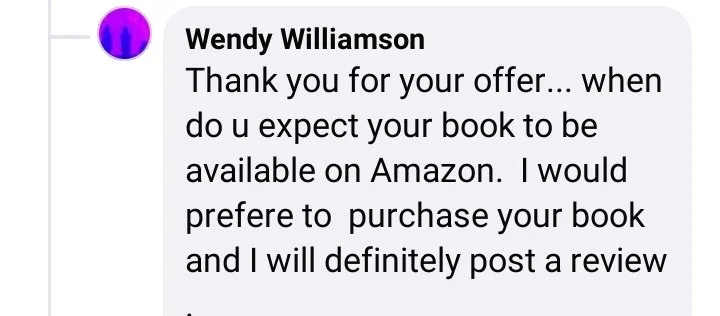 Reader Facebook Comment