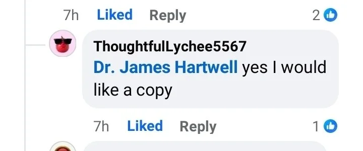 Reader Facebook Comment