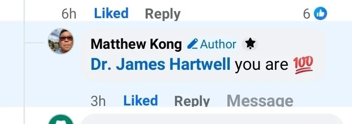 Reader Facebook Comment